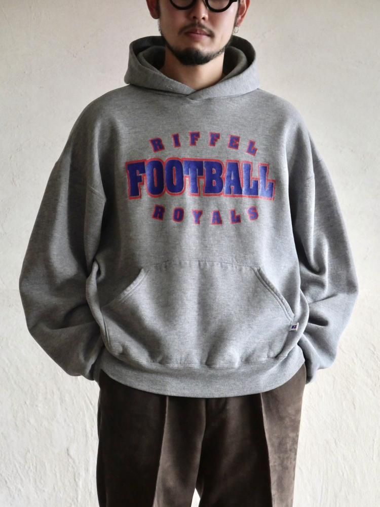 1990's RUSSELL Printed Sweat Hoodie, Football