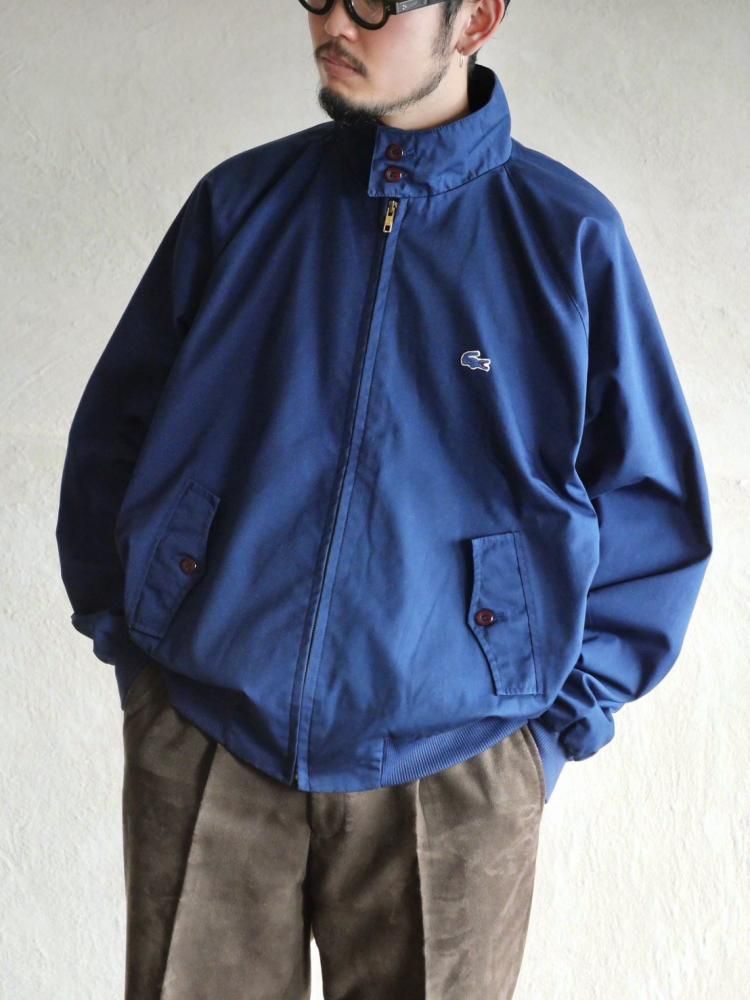 1980's Vintage IZOD LACOSTE Harrington Jacket, Blue 1980's Vintage IZOD LACOSTE Harrington Jacket, Blue