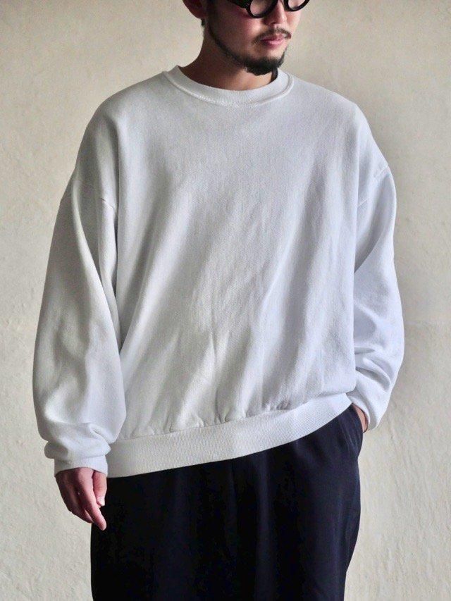 1980~90's JERZEES White Sweat Sweater
Made in U.S.A.L / XL