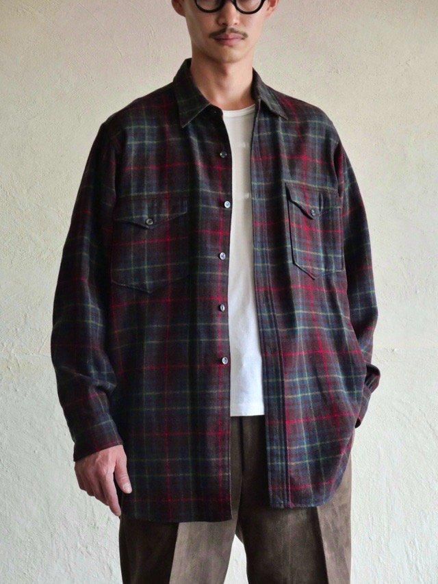 1950's Vintage PENDLETON Wool Check Shirt
