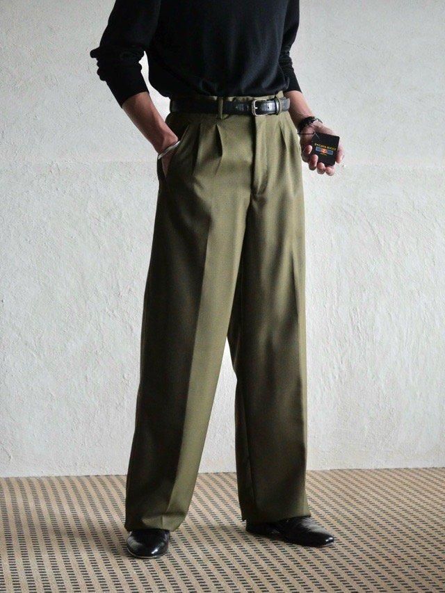 Deadstock Trousers "ZCava Ricci" Khaki