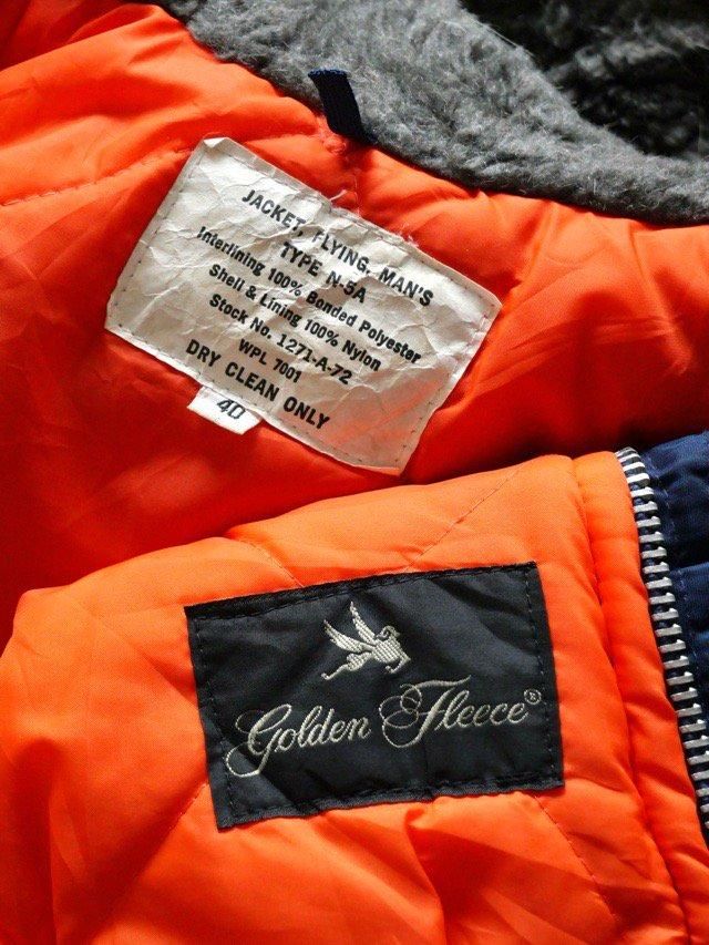 1970~80's Vintage Golden Fleece Type N-5A(N-2A) Flight 1970~80's Vintage Golden Fleece Type N-5A(N-2A) Flight