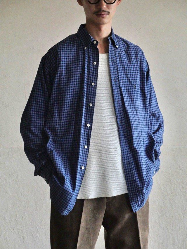 1990's Vintage RalphLauren Cotton Flannel Shirt, Made in Canada.