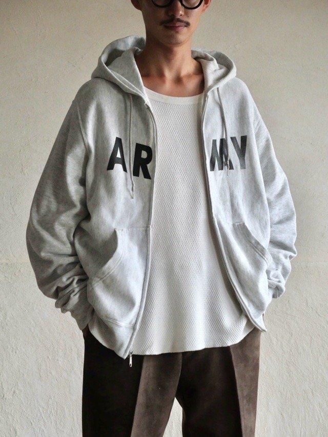 1996's Vintage U.S.ARMY Zip-up Sweat Parka