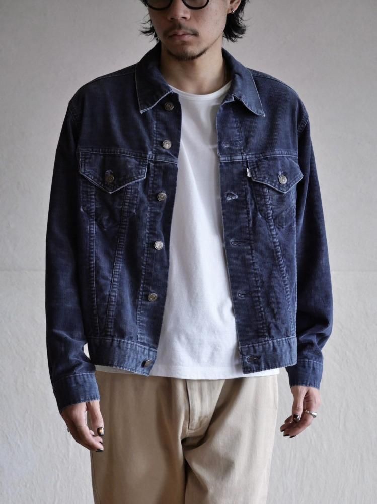 1970~80's Levi's Corduroy Tracker Jacket Navy