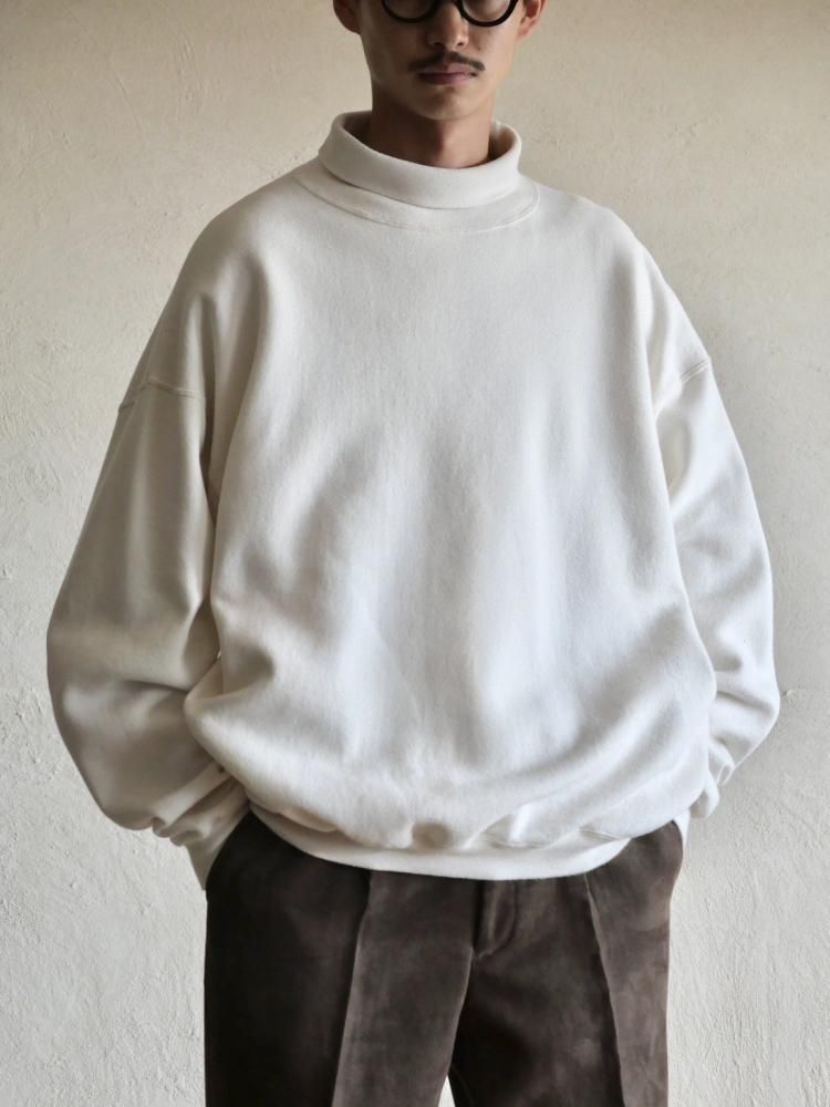 1990's Vintage PLUMA Turtle-neck Sweat Sweater, Made in USA.