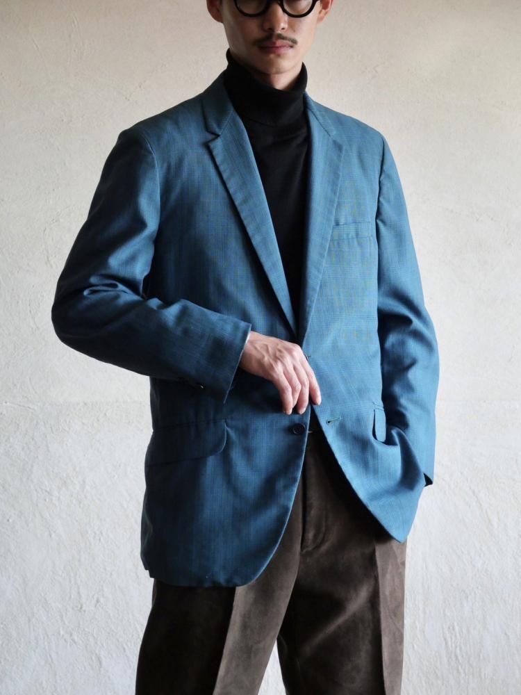 1960~70's Vintage Towncraft Tailored Jacket, Cyan
