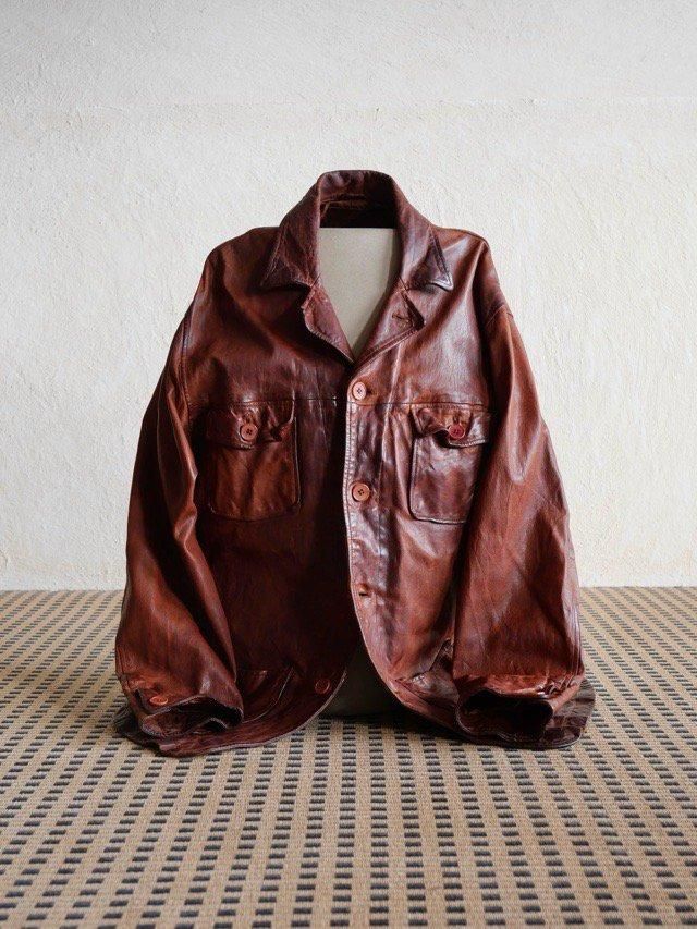 00's JEAN SHOP 4Pockets Leather Jacket