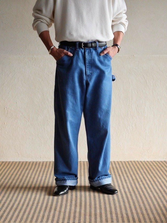 1980's Vintage BIGMAC Denim Painter Pants