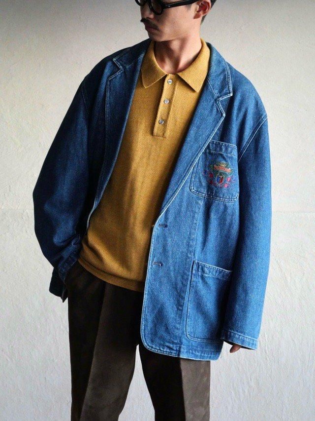 1990's TRUSSARDI JEANS Denim Blazer