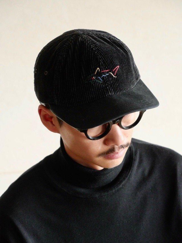 00's GREG NORMAN Corduroy Cap, Black