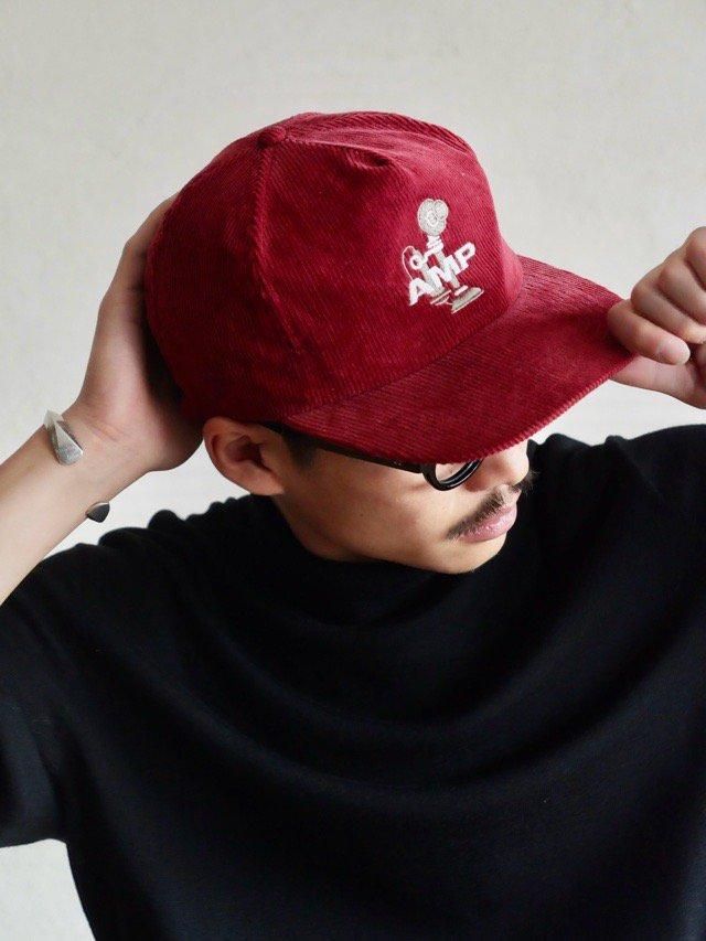 90's Excutayne Marketing Corduroy Cap, Burgundy