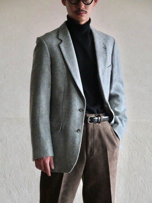 80's Vintage Donegal Cashmere&Mohair Tweed Jacket