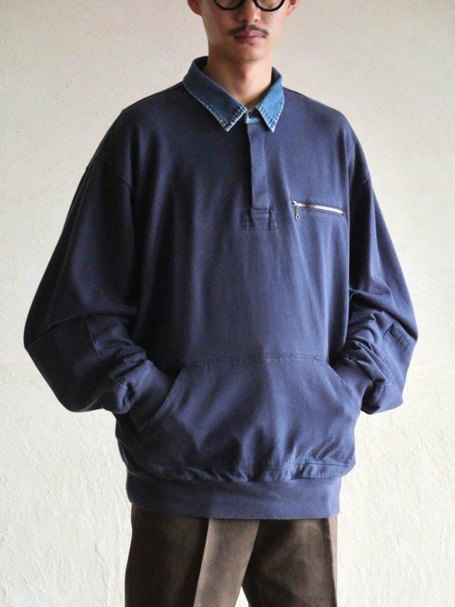 1990's RalphLauren Sweat Smock Sport Shirt