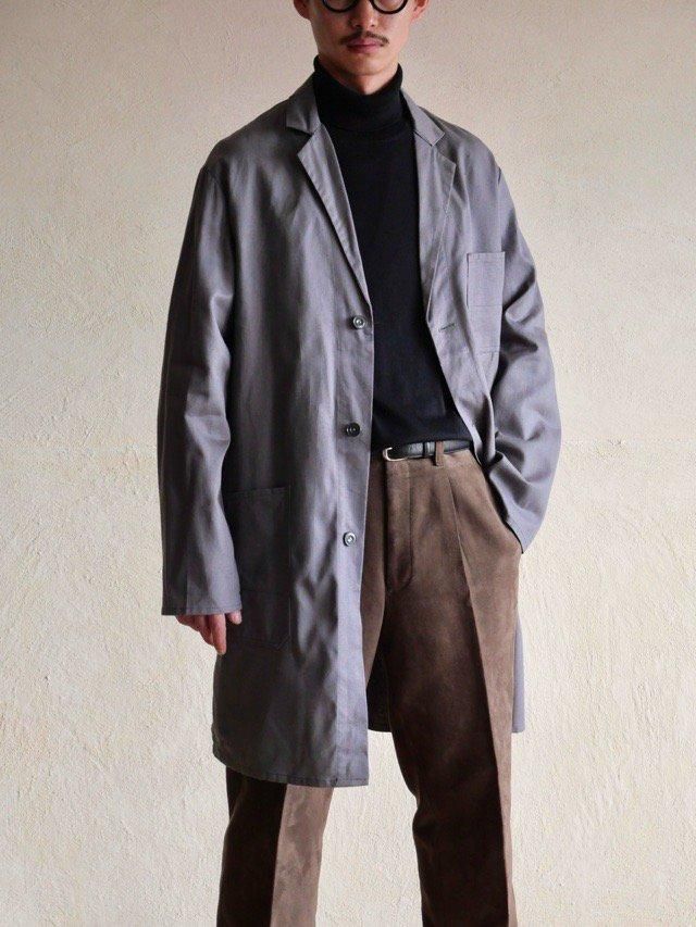 1960~70's Euro Vintage Cotton-twill Work Coat