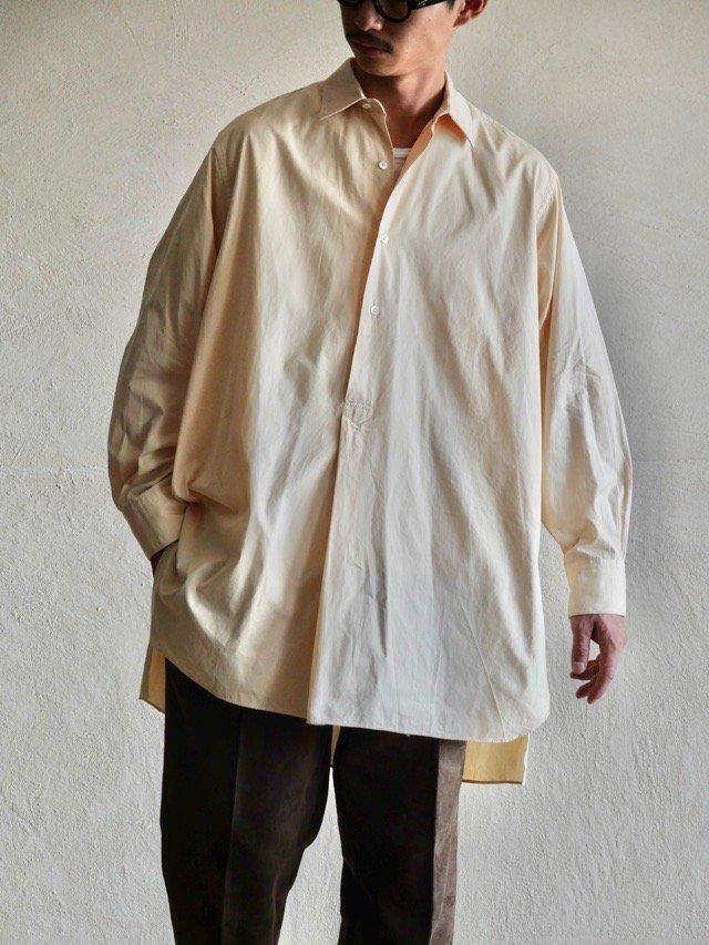 1950~60's Vintage Cotton Grandpa Shirt