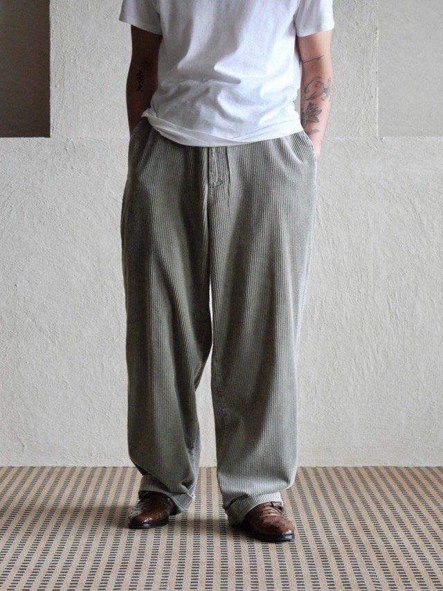 00's GAP Corduroy Trousers "Olive-Gray"