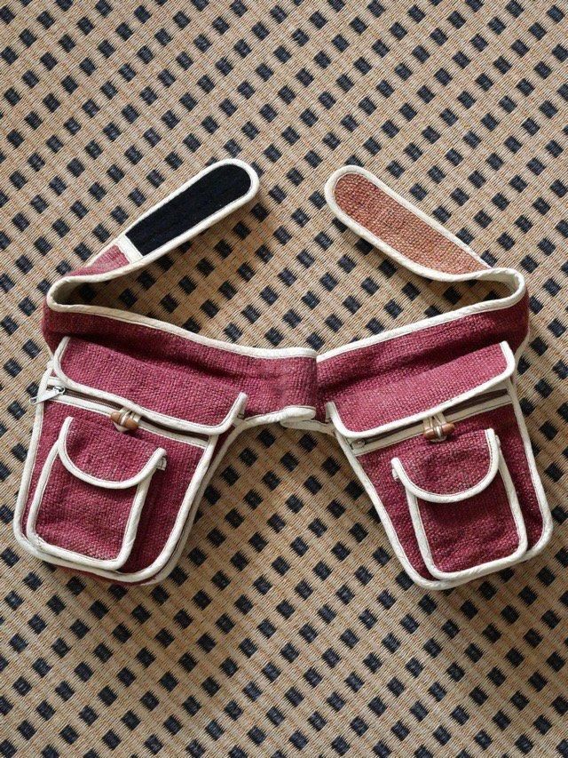 Unknown Vintage Cotton Waist Tool Bag