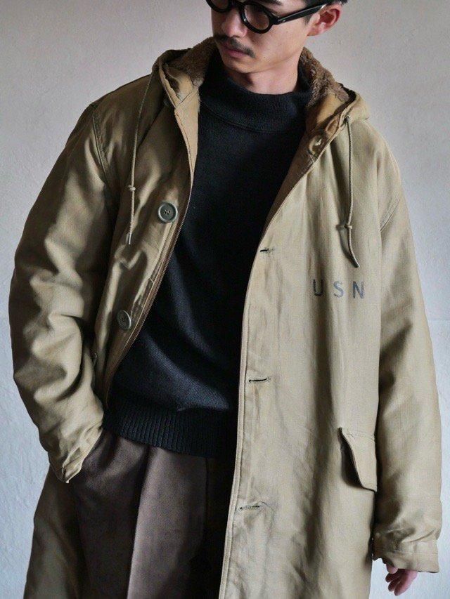 1940's Vintage U.S.NAVY N-2 Deck Crew Coat ① - Vintage 1940's Vintage U.S.NAVY N-2 Deck Crew Coat ① - Vintage