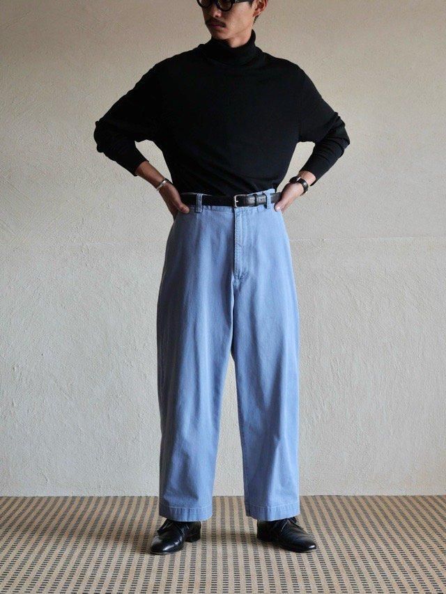 1990's Vintage RalphLauren Chino Trousers, Ash BLUE