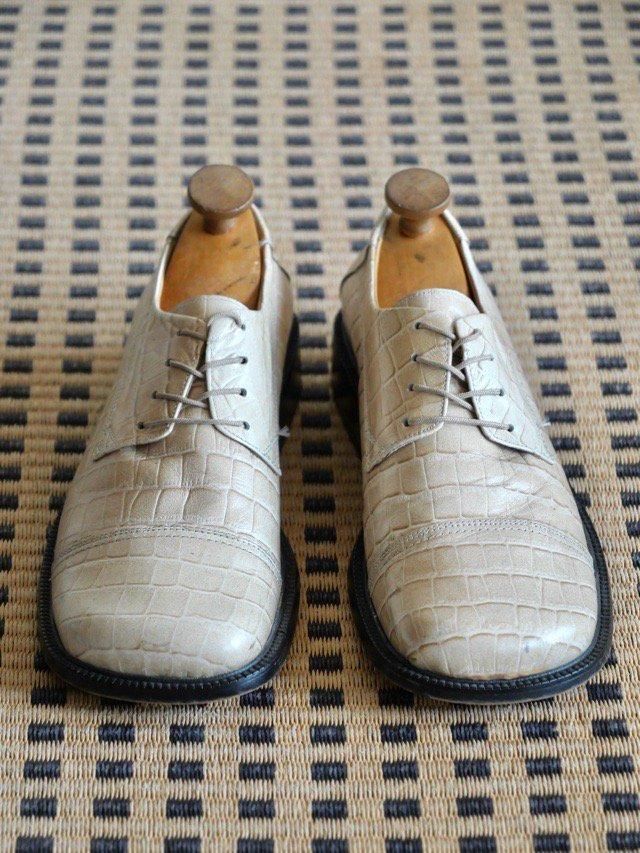 1990~00's MALDINI Square Toe&Heel Shoes