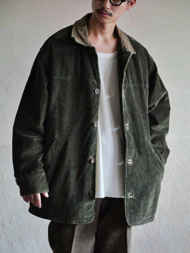 90-00s GAP CorduroyLeather Half-coat