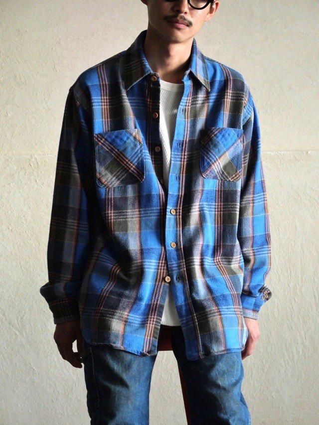1980's BIGMAC Cotton Flannel Shirt, Made in USA.