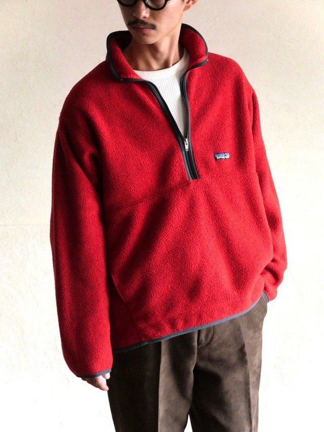 00's Patagonia Half-zip Fleece Jacket "Red"