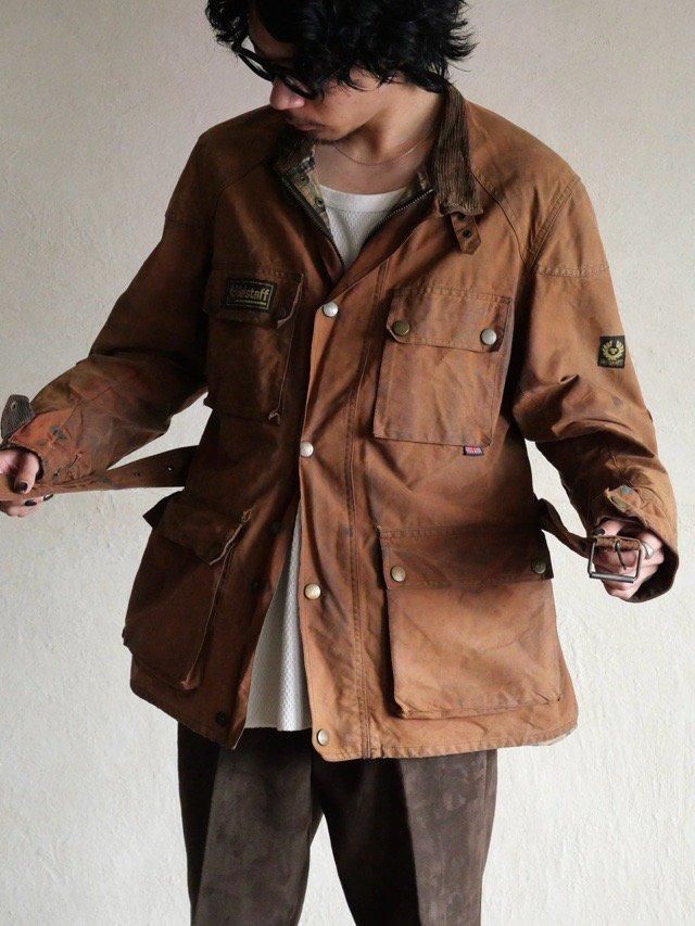 Belstaff TRIALMASTER Waxed Cotton Jacket, BROWN &#127470;&#127481;