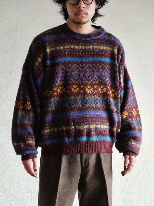 1990's Euro Vintage avanti Wool Knit Sweater