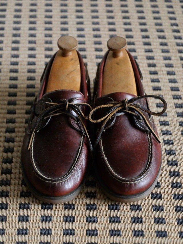 1990~00's TIMBERLAND Leather Deck Shoes, Brown