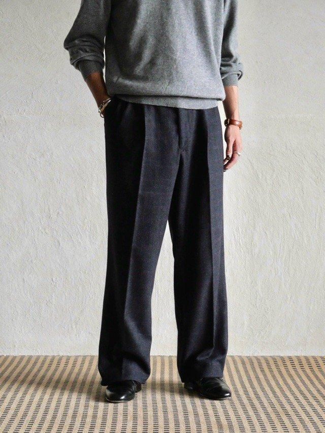 1980's Vintage LONDON FOG for EATON,
Wool Check Trousers