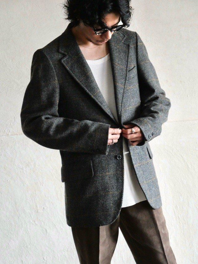 1970's Vintage LENOX ROSAL Tweed Check Jacket