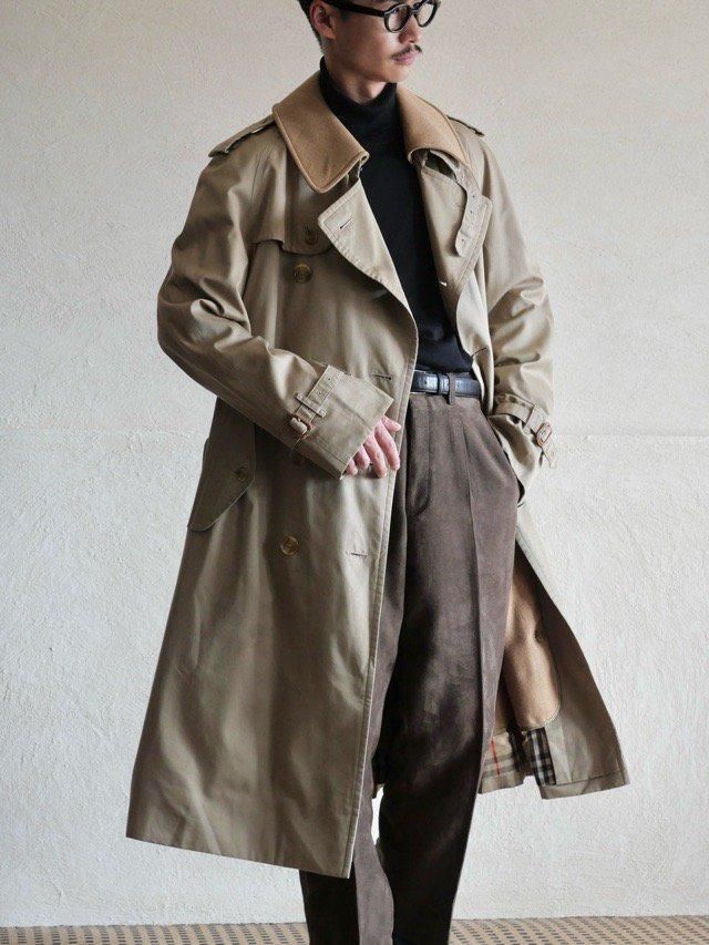 1980~90's Vintage USA Burberrys' TRENCH 21 Coat