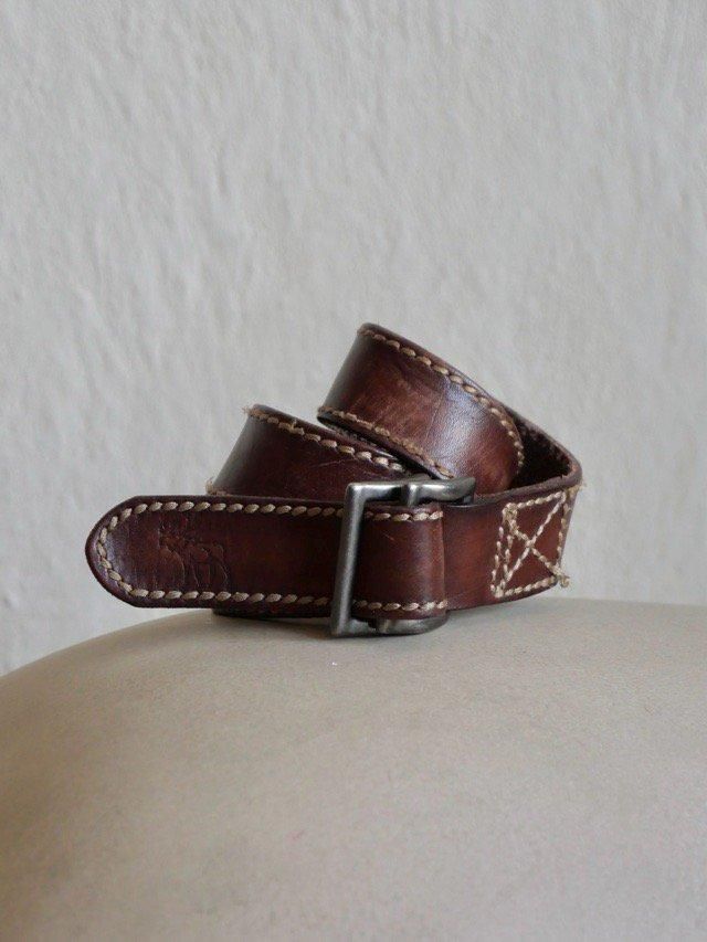 "Abercrombie" OLD Leather Belt, Brown