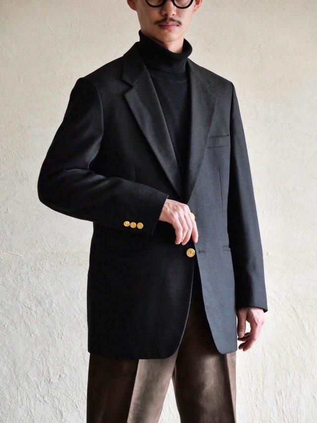 1970~80's Vintage RogersPeet Black Wool BLAZER
