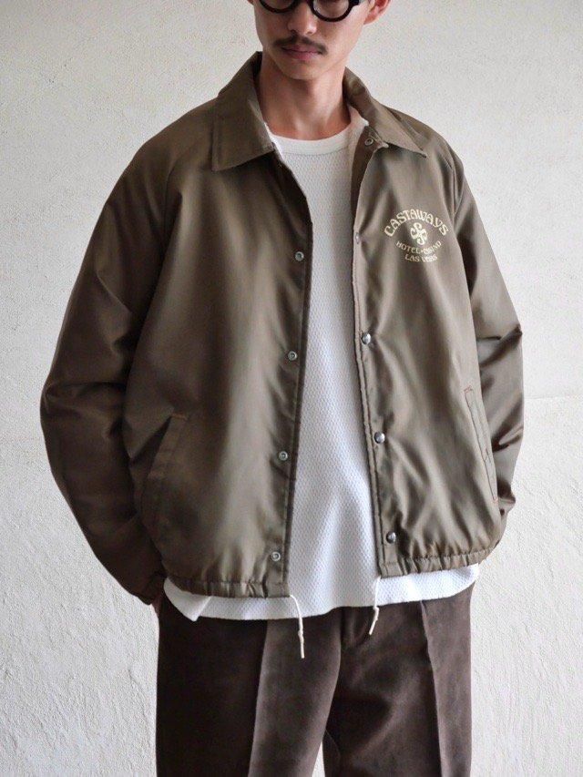 1980's Vintage Coach Style Lined Jacket,
"CASTAWAYS Hotel&Casino" Made in USA.