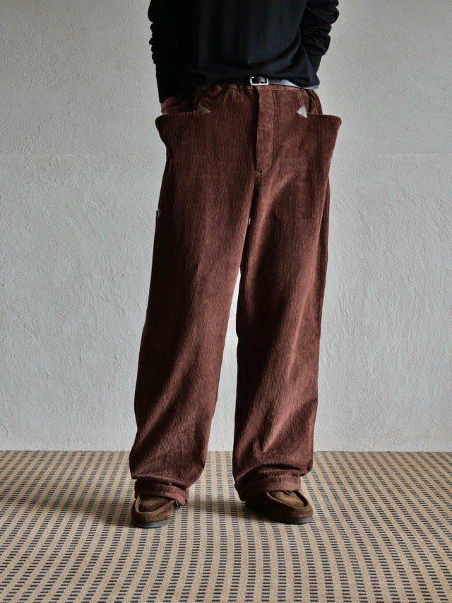 00's Euro Brown Corduroy Logger Pants