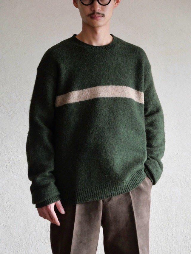 00's J.CREW Wool Knit Line Sweater