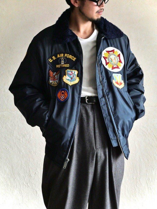 1990's B-15type Nylon Flight Jacket