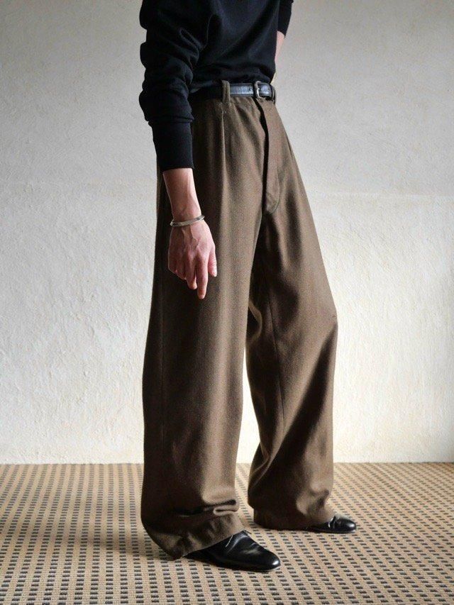 1950's French Military Vintage M-52 Wool Trousers