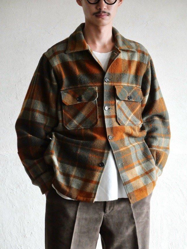 1970's Vintage Woolrich C.P.O. Check Shirt-Jacket