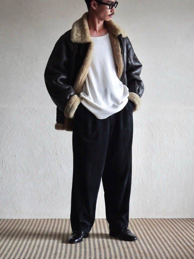 00's BORG Wide-Wale Corduroy Pant, Dark Green
