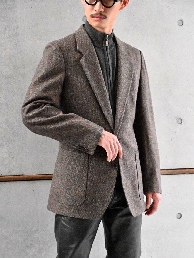 1980's Vintage YvesSaintLaurent Tweed Jacket, Made in France.