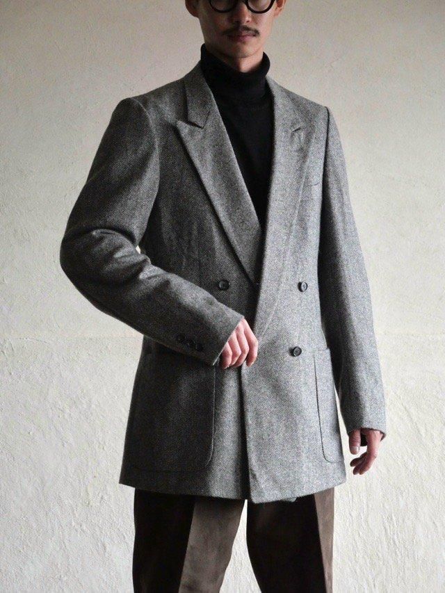 1980's Vintage PIEERE BALMAIN Tweed Jacket, Made in USA.