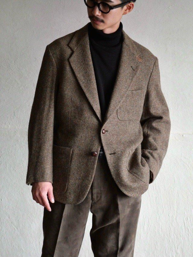1980's Vintage STAFFORD Tweed Blazer, Made in USA.