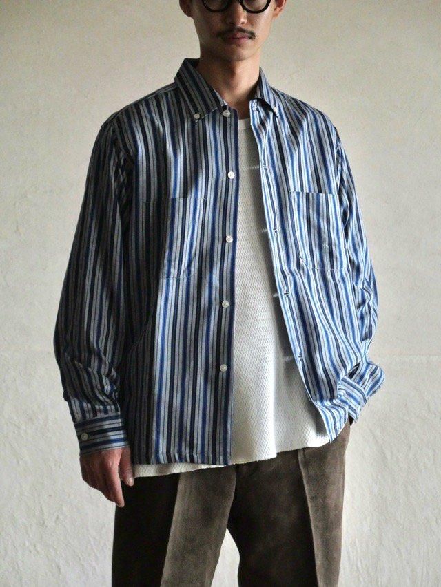 DEADSTOCK 1960's Vintage TOWNCRAFT
100% Cotton 3points B.D. Shirt