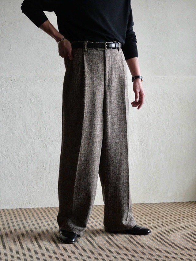 1990s Vintage STEVE-HARVEY 2tucks Rayon Trousers