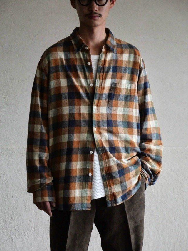  J.CREW Cotton Flannel Check Shirt