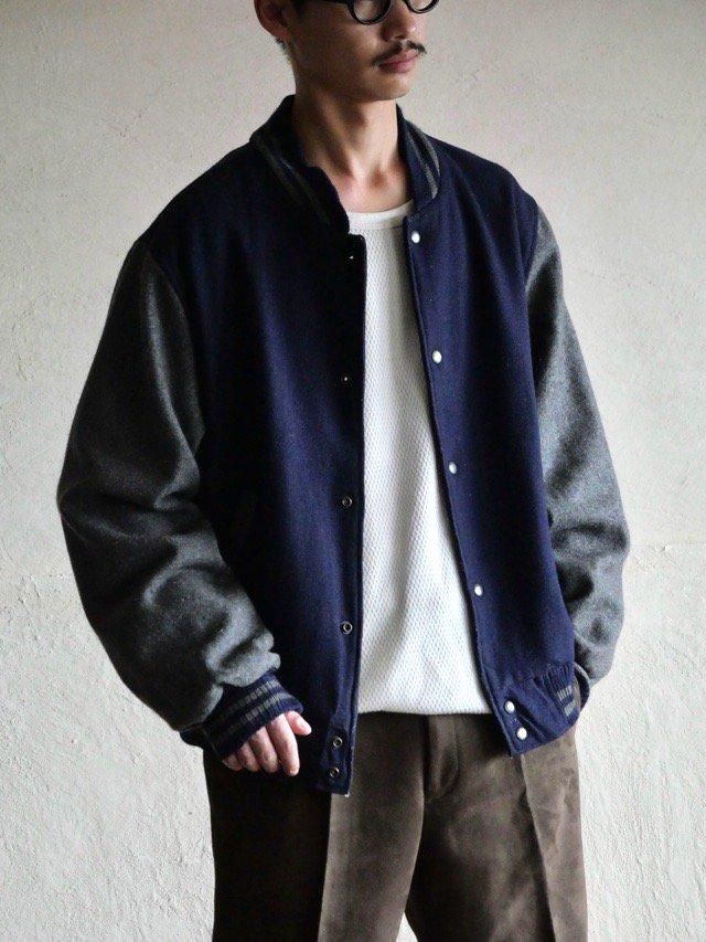 1980~90's Vintage ANZANI ALL Melton Award Jacket 